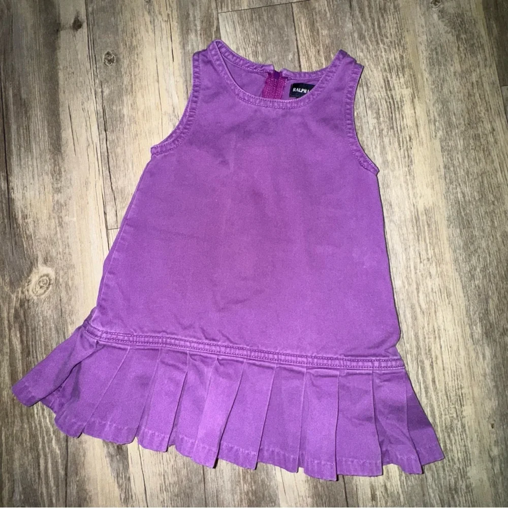 Ralph Lauren Purple Kids Casual Dress